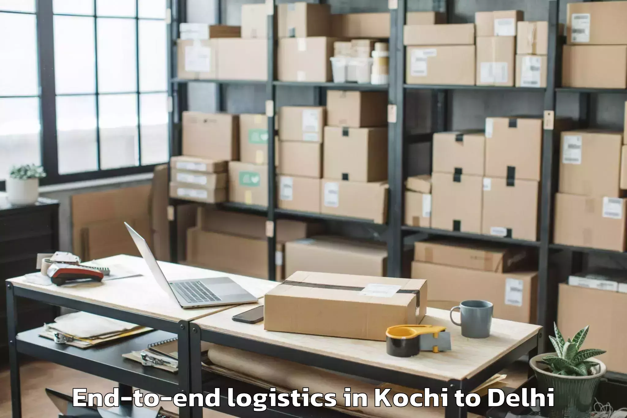 Get Kochi to East Delhi End To End Logistics